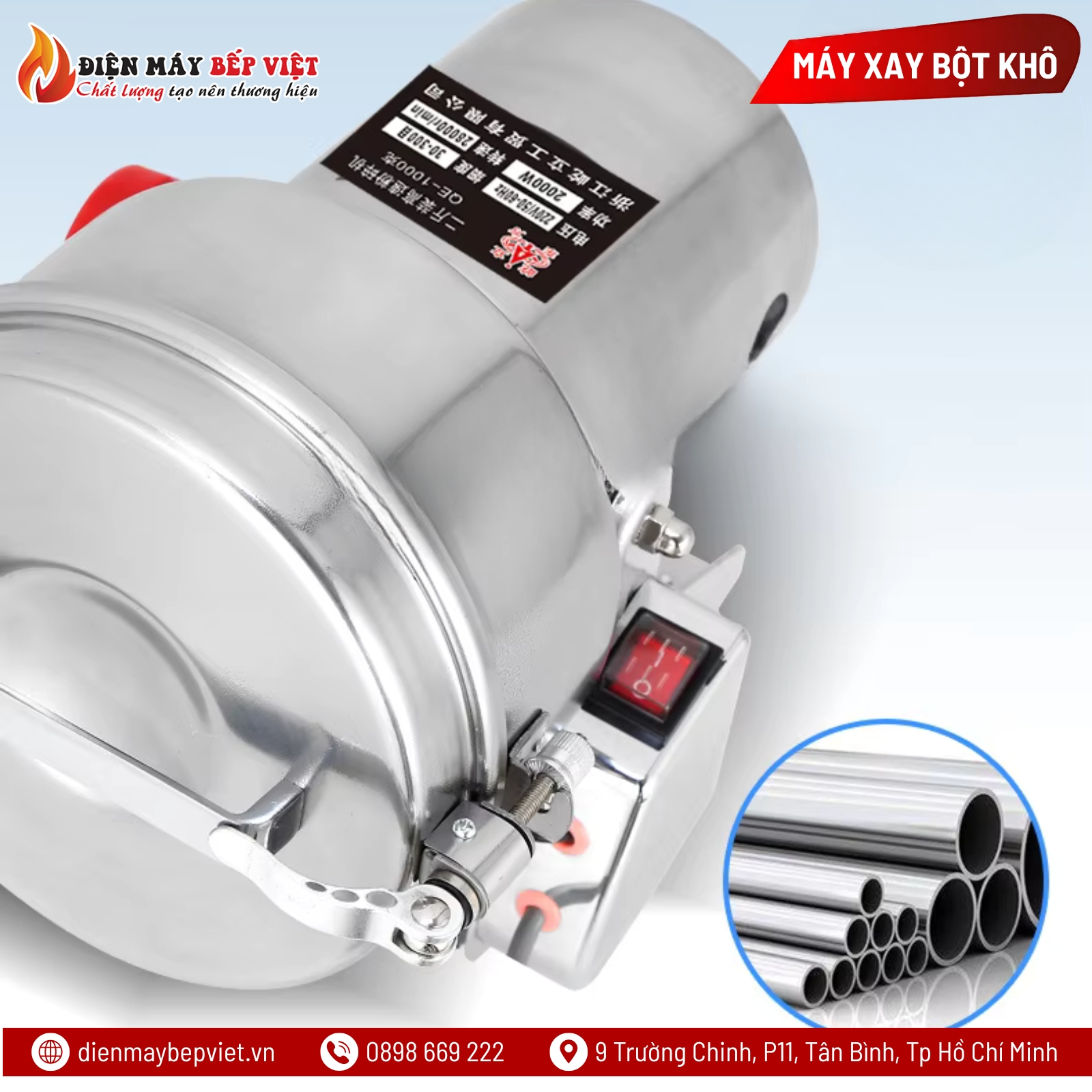 Máy Xay Bột Khô QE-1000