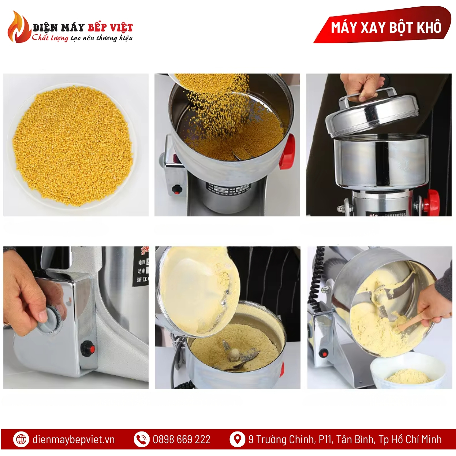 Máy Xay Bột Khô QE-1000