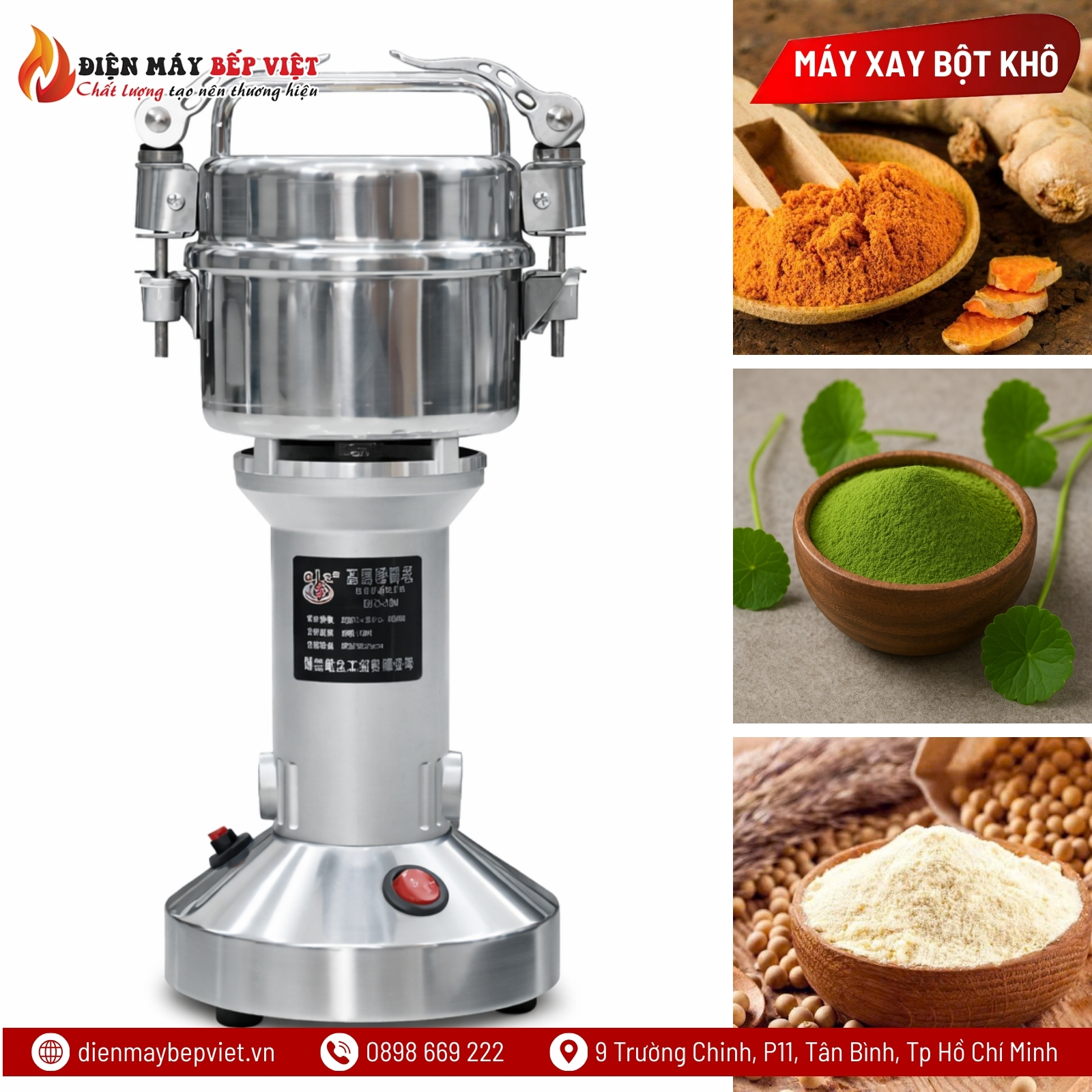 Máy Xay Bột Khô QE-200