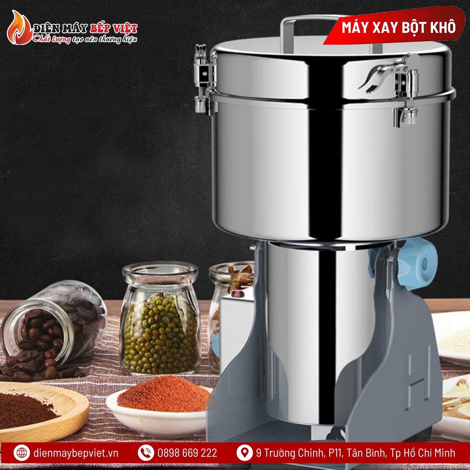 Máy Xay Bột Khô QE-300