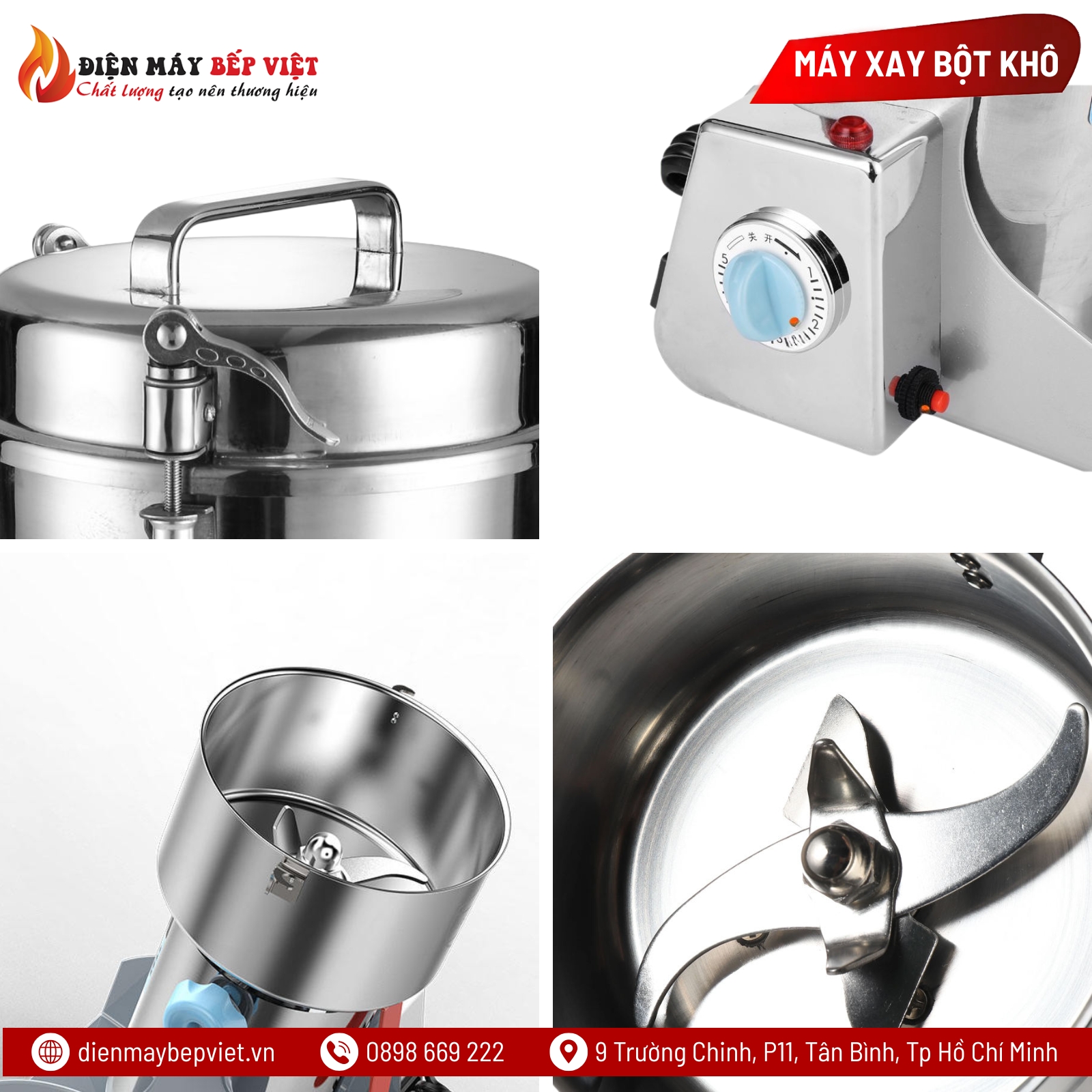 Máy Xay Bột Khô QE-300