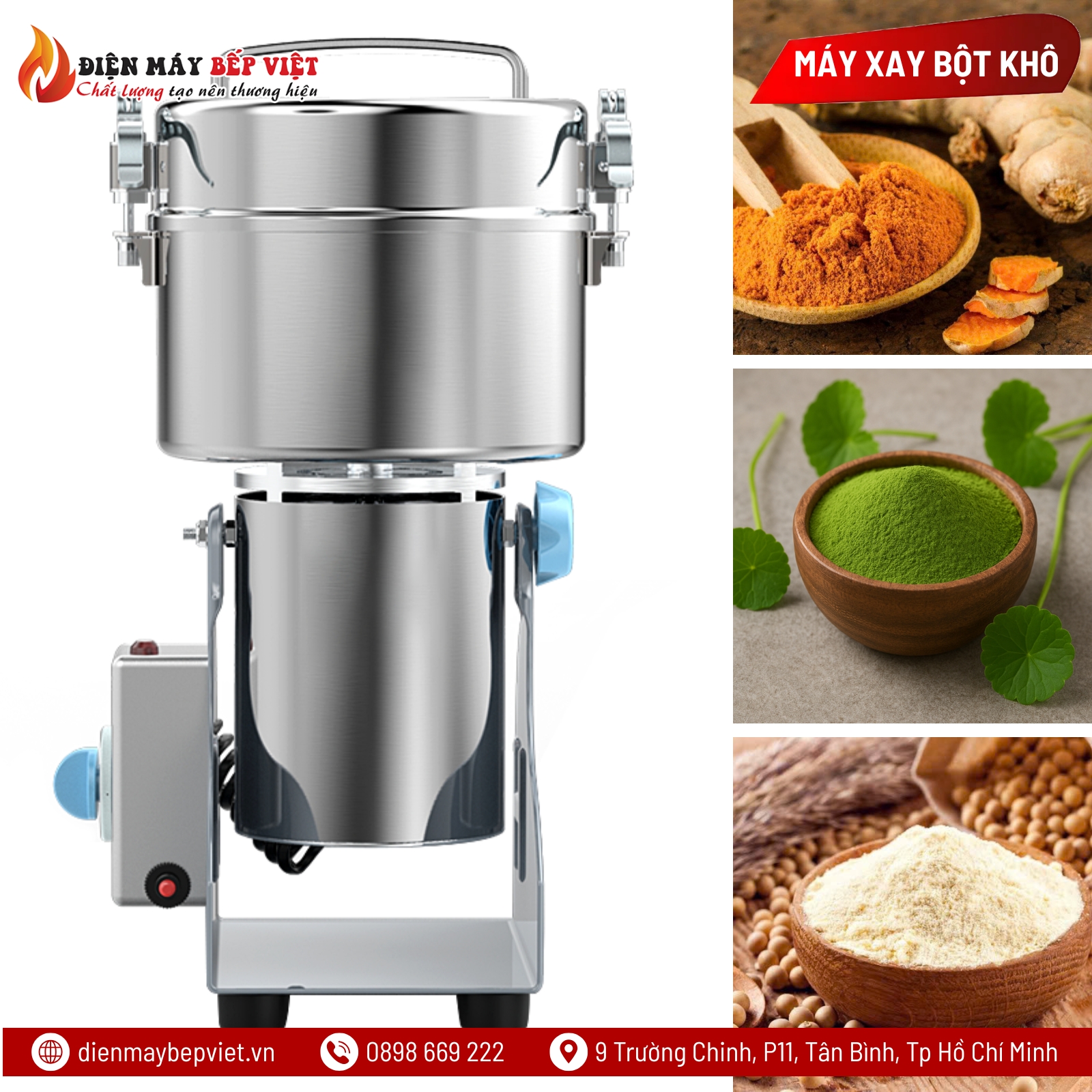 Máy Xay Bột Khô QE-300