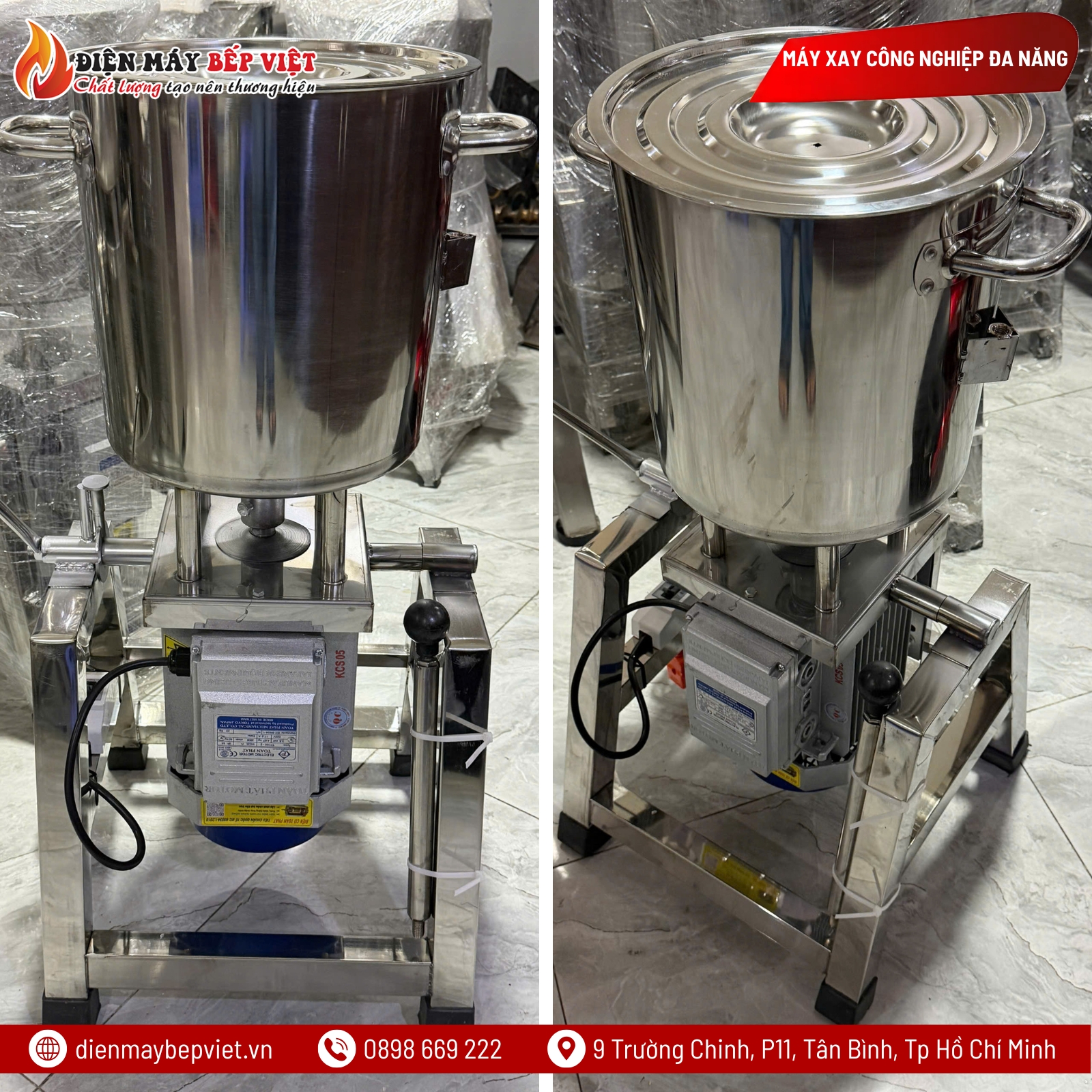 Máy Xay Công Nghiệp Đa Năng 3Kg – Công Suất 1500W