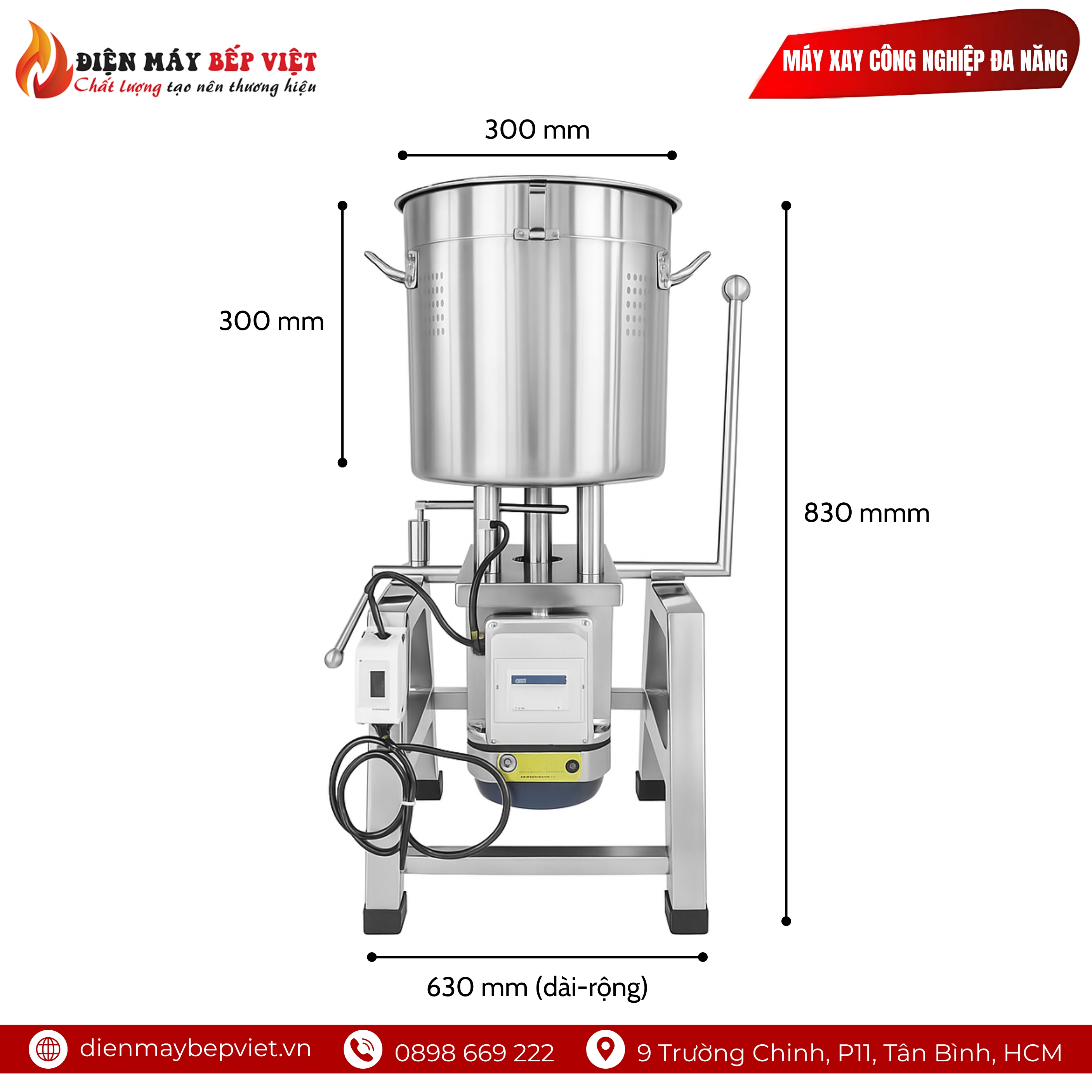 Máy Xay Công Nghiệp Đa Năng 6Kg – Công Suất 3500W