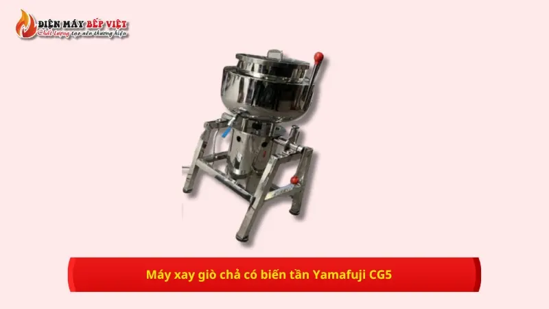 Máy xay giò chả có biến tần Yamafuji CG5