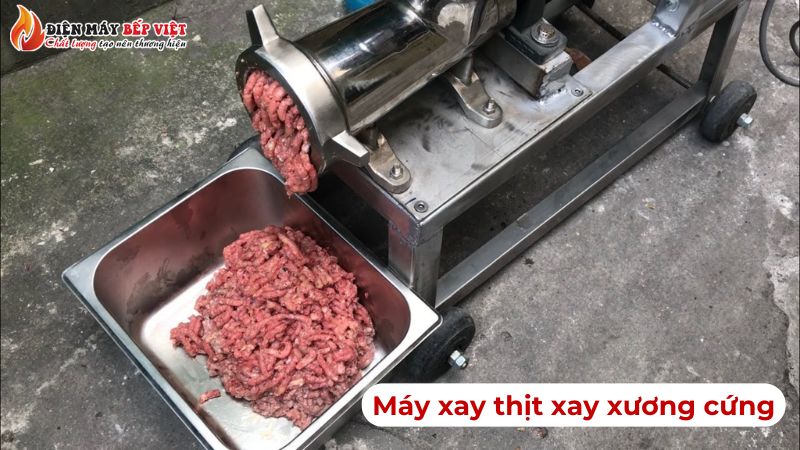 Máy xay thịt công nghiệp có xay được xương cứng không?
