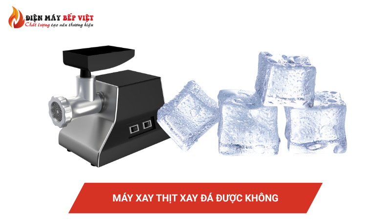máy xay thịt xay đá được không