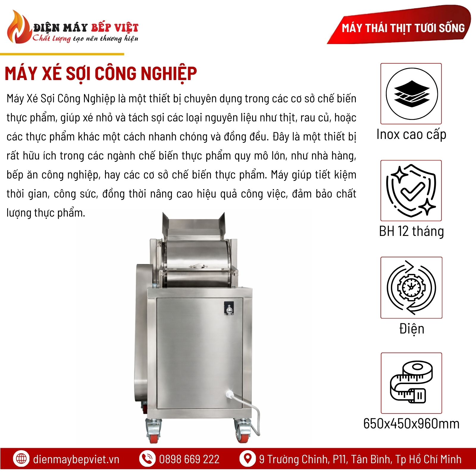 Máy Xé Sợi Công Nghiệp