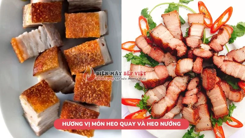 Món heo quay và heo nướng