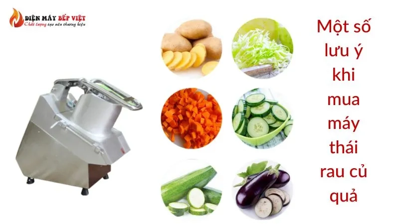4 lưu ý khi mua máy thái rau củ quả