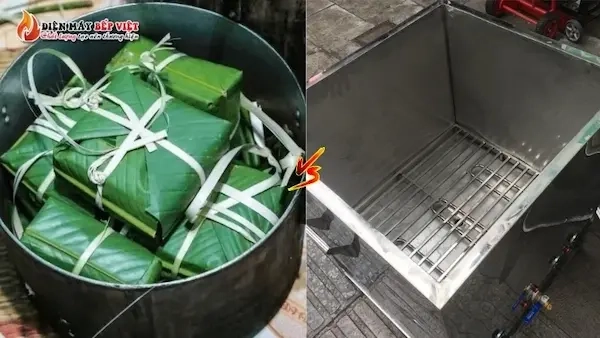 Nên mua nồi luộc bánh chưng điện hay nồi luộc bánh chưng gas?