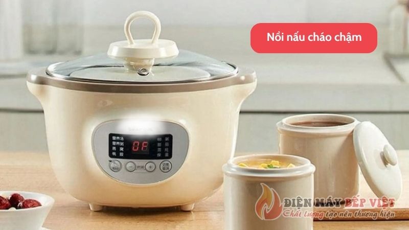 Nấu cháo bằng nồi nấu chậm