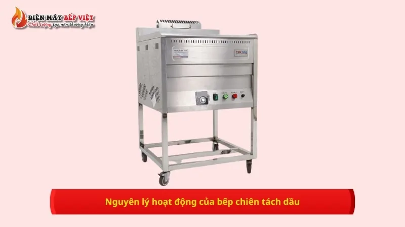 Nguyên lý hoạt động của bếp chiên tách dầu