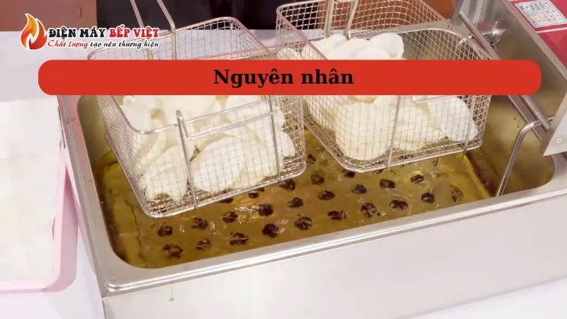 nguyên nhân bếp chiên nhúng không vào điện