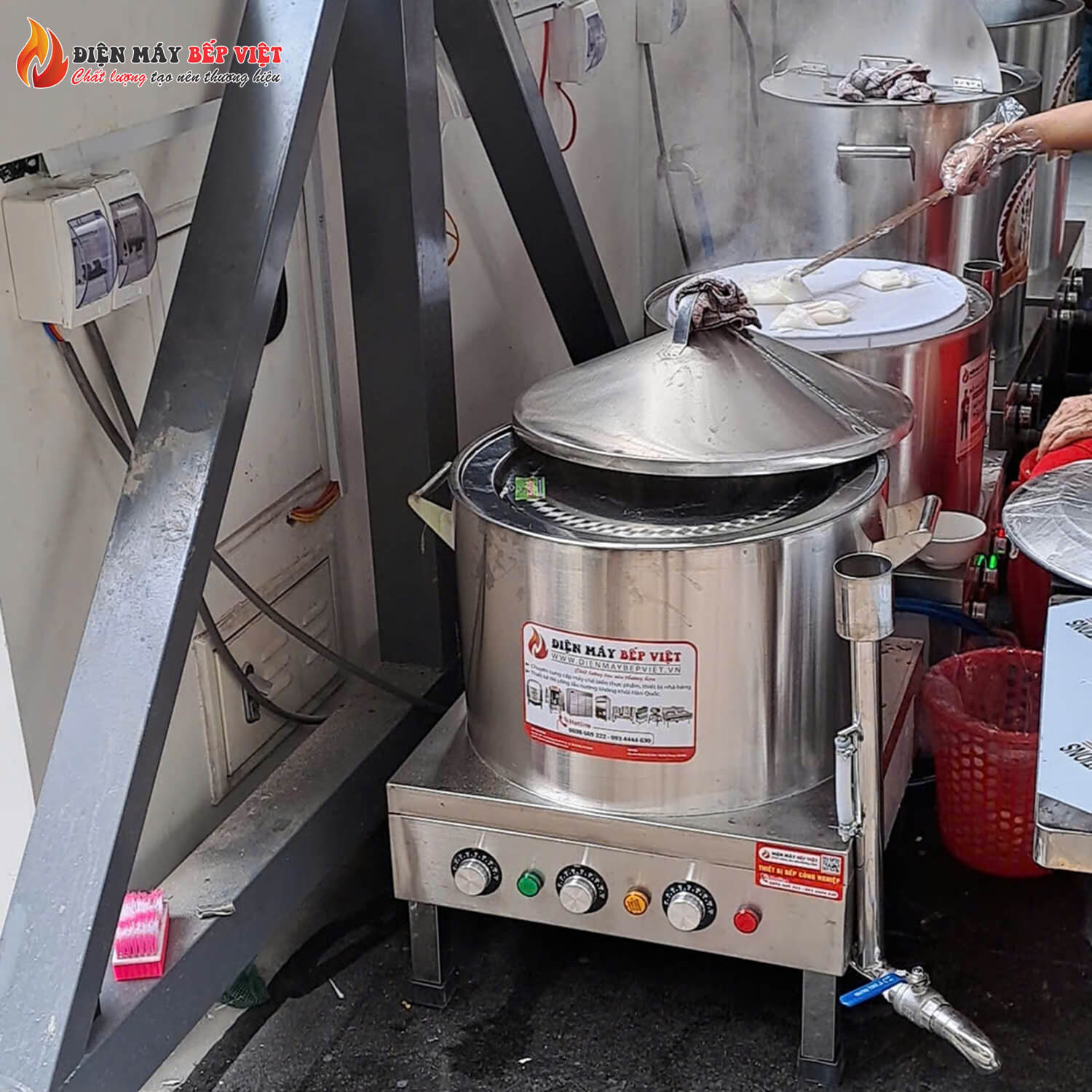 Nồi Cuốn Bánh Tráng Bằng Điện 40Cm