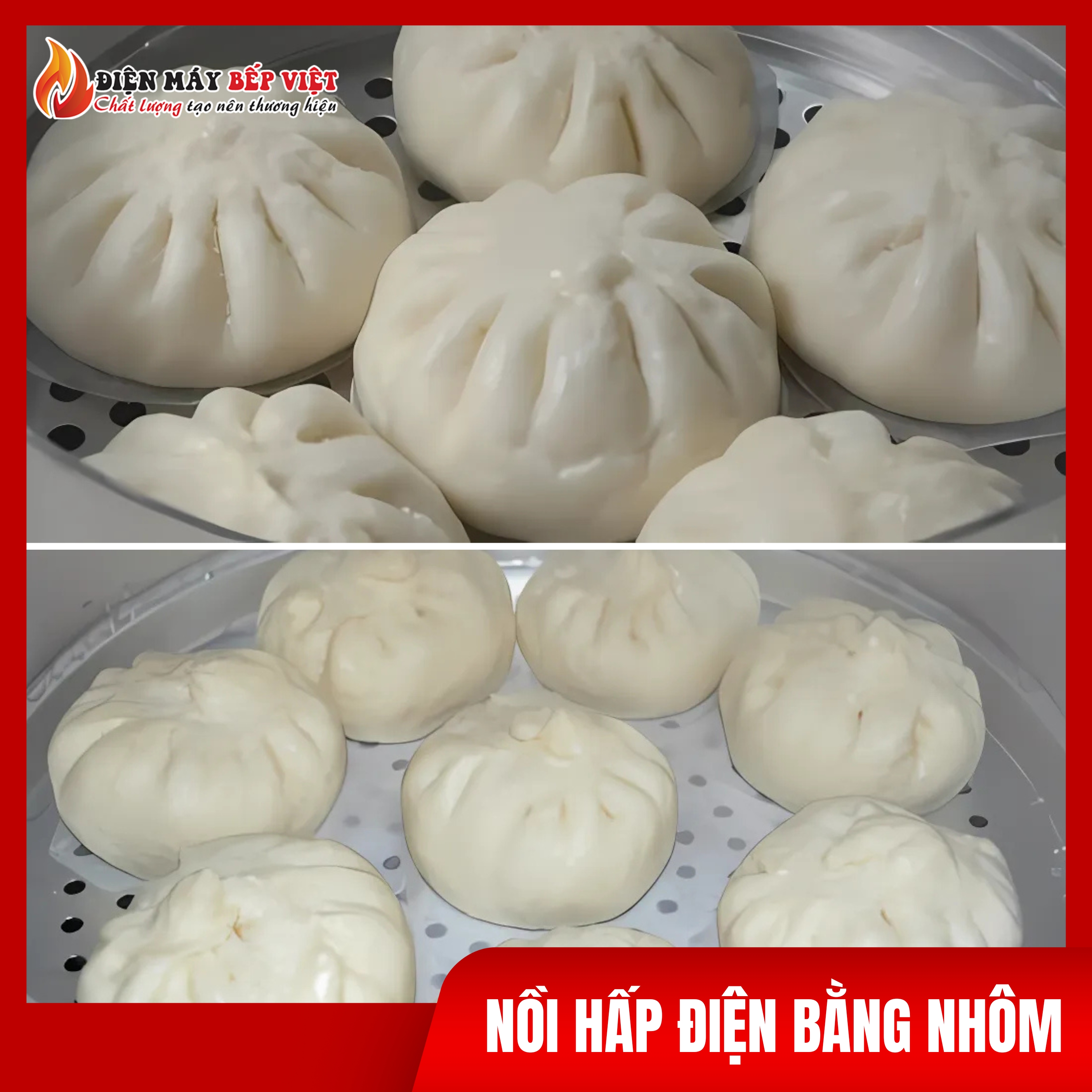 Nồi Hấp Điện Bằng Nhôm