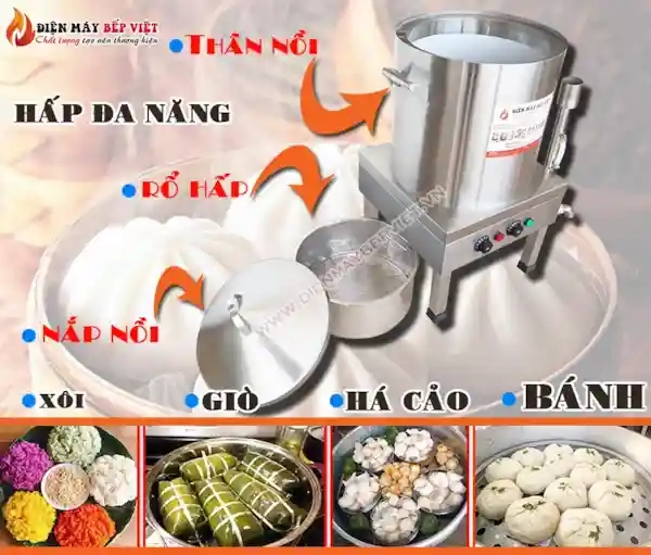 NỒI HẤP SỬ DỤNG ĐA NĂNG