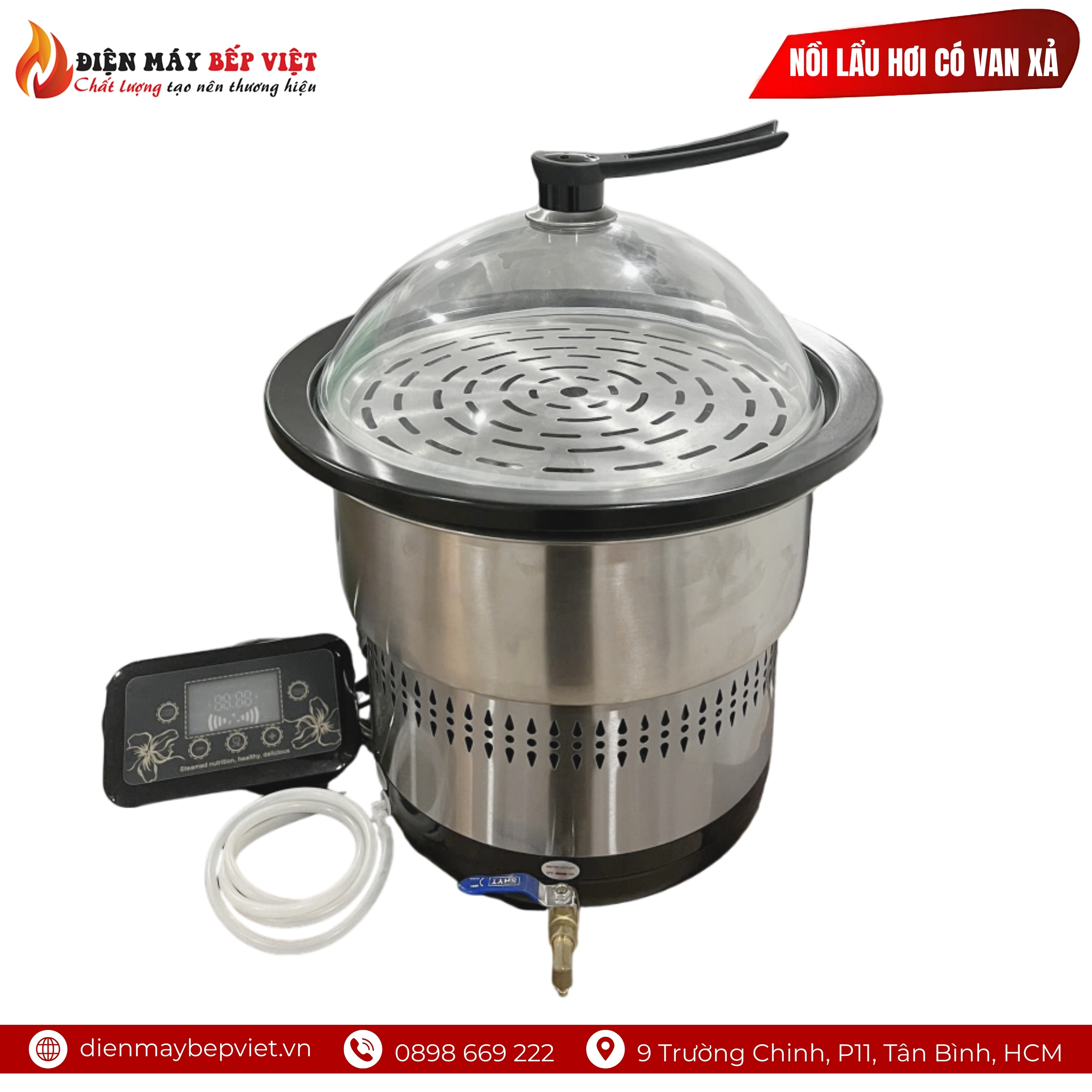 Nồi Lẩu Hơi Có Van Xả