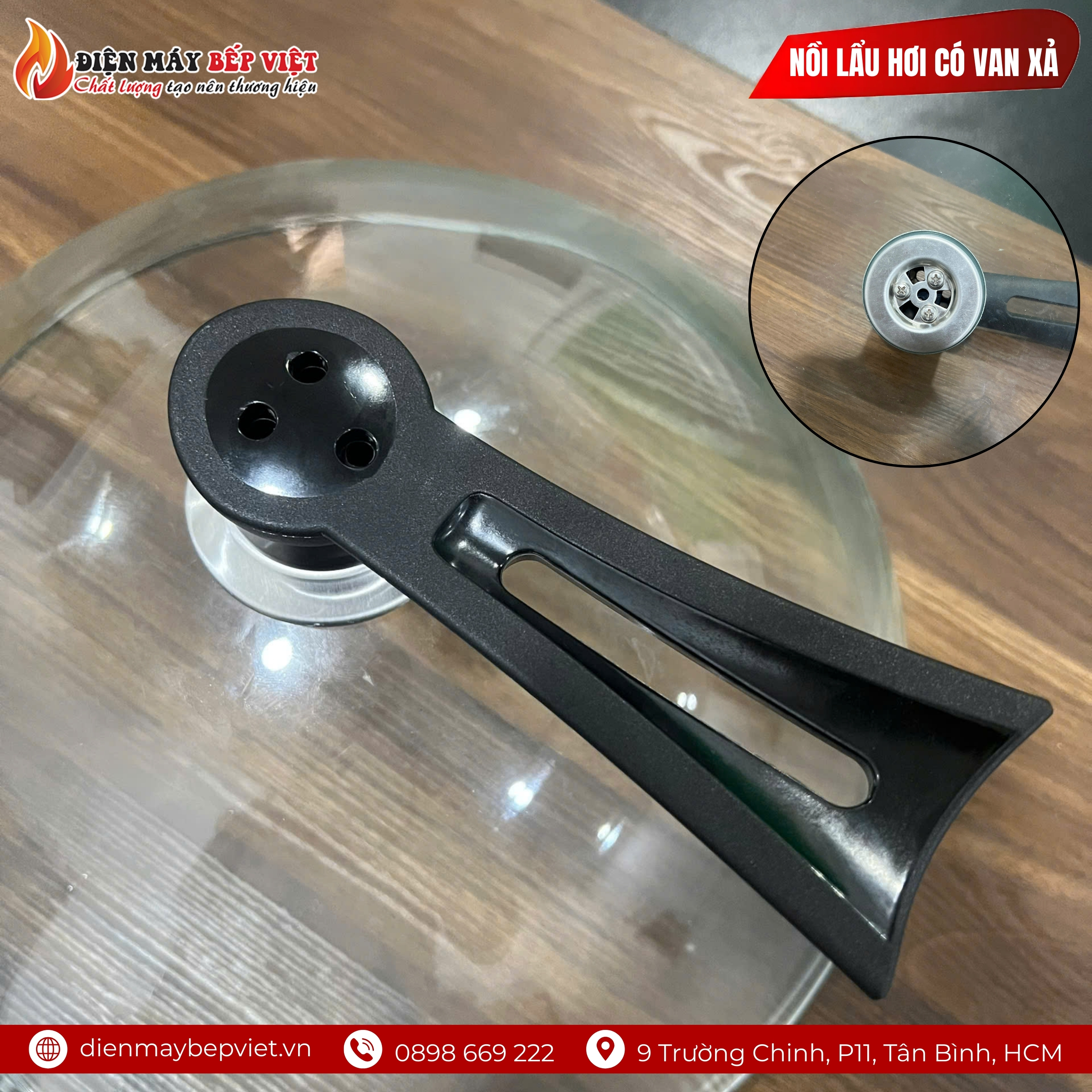 Nồi Lẩu Hơi Có Van Xả