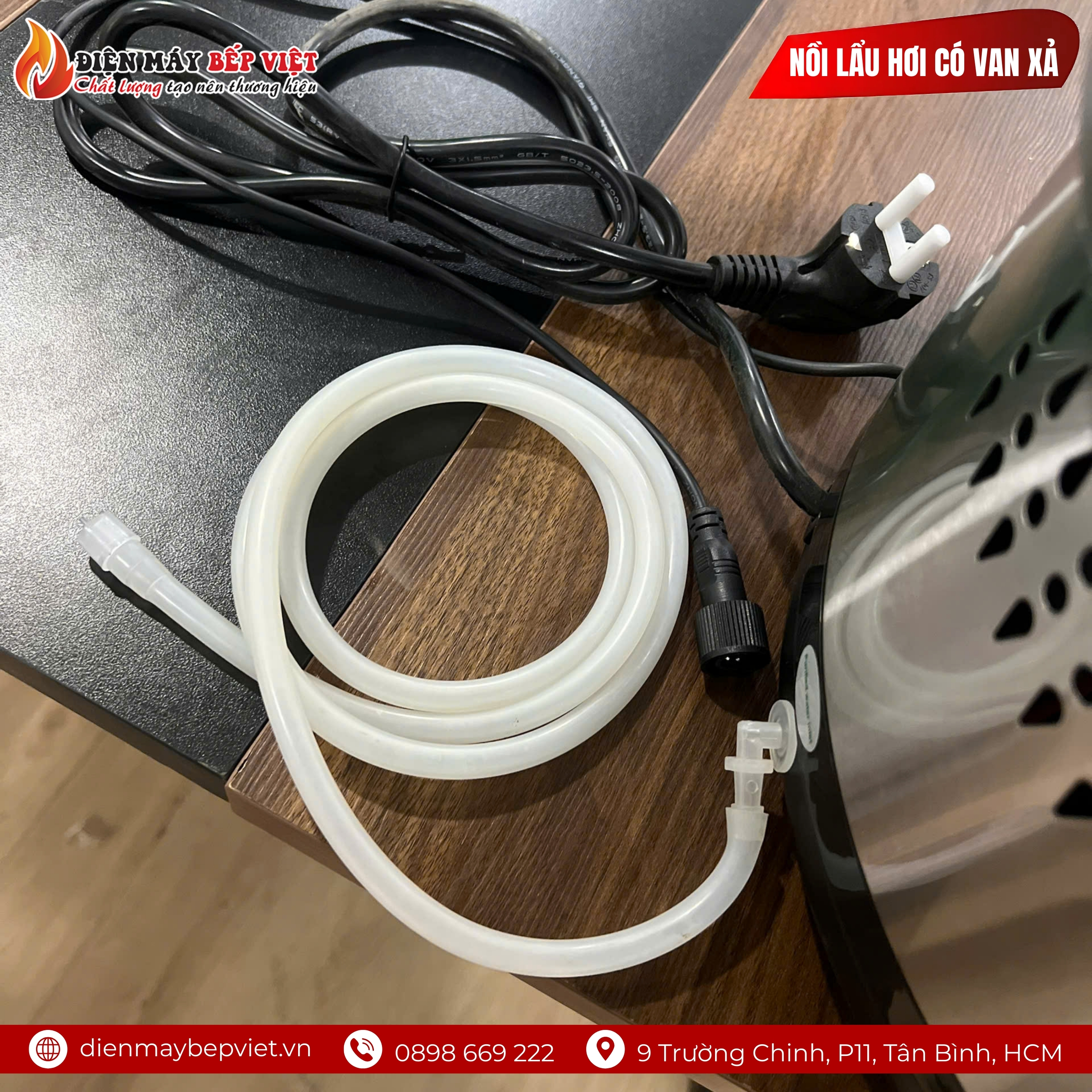 Nồi Lẩu Hơi Có Van Xả