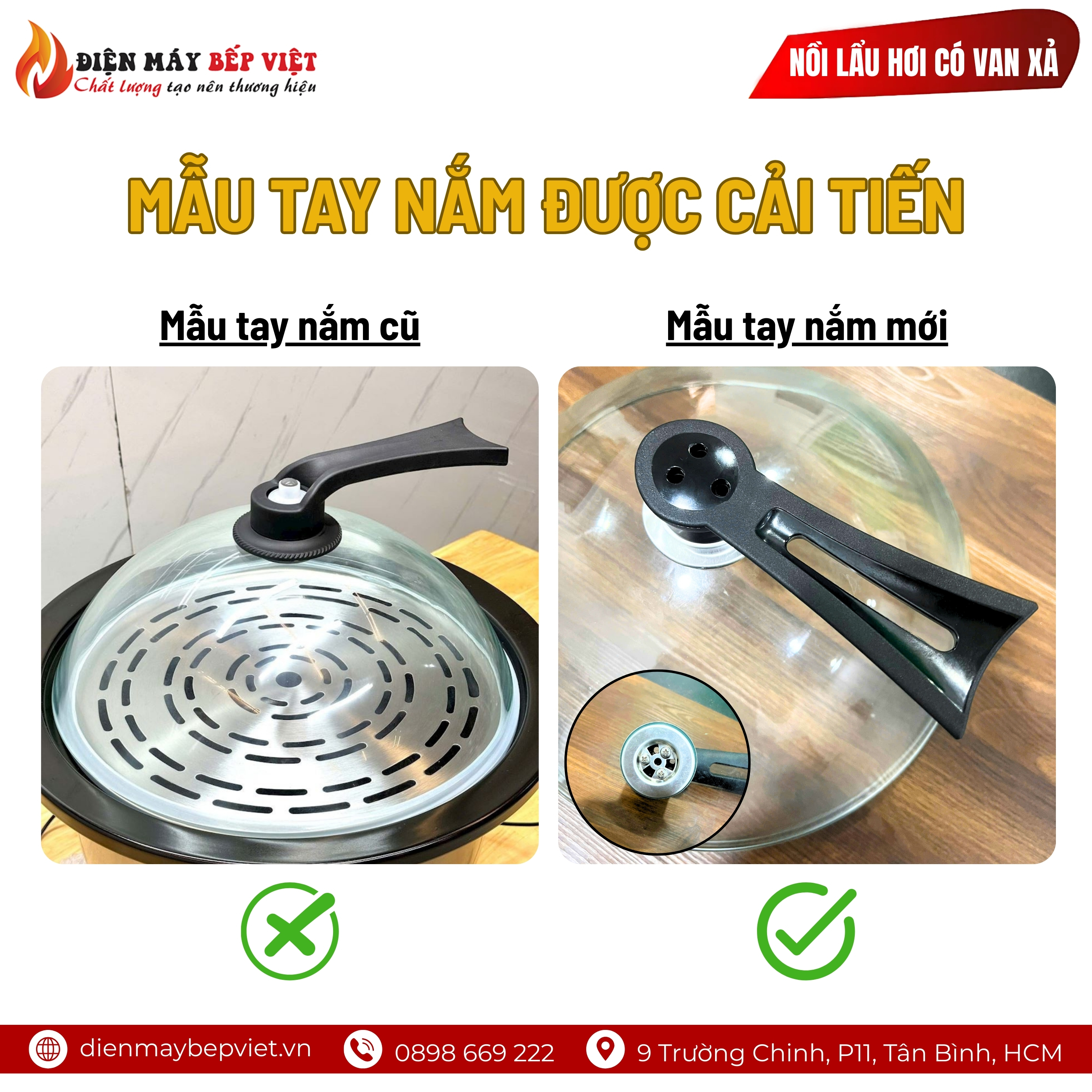 Nồi Lẩu Hơi Có Van Xả