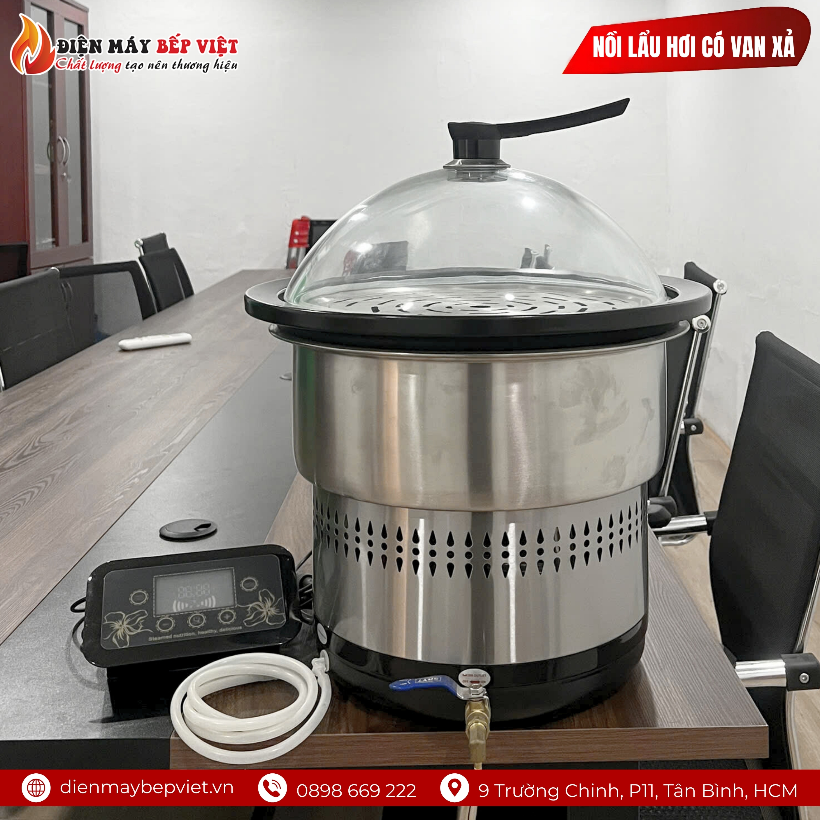Nồi Lẩu Hơi Có Van Xả