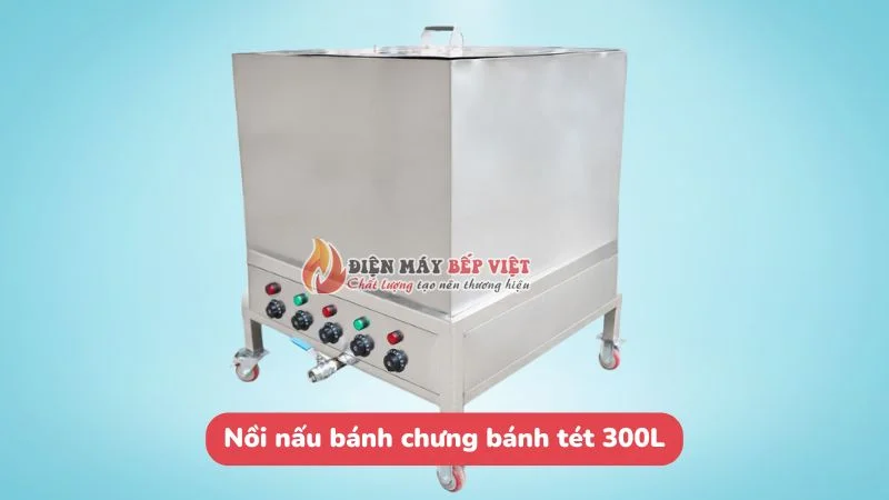 Nồi nấu bánh chưng bánh tét 300L dung tích lớn