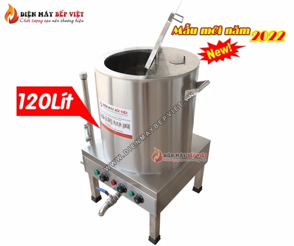 NỒI NẤU CHÁO 120L BẰNG ĐIỆN