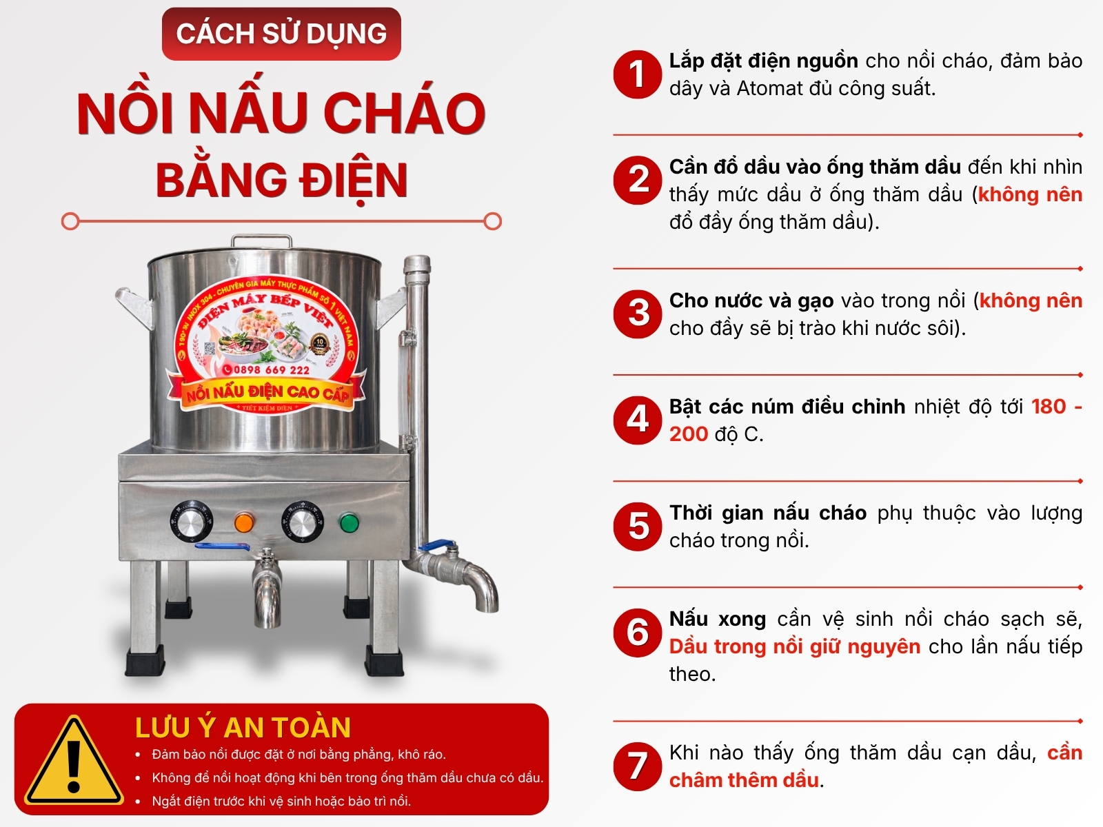 Nồi Nấu Cháo 30L