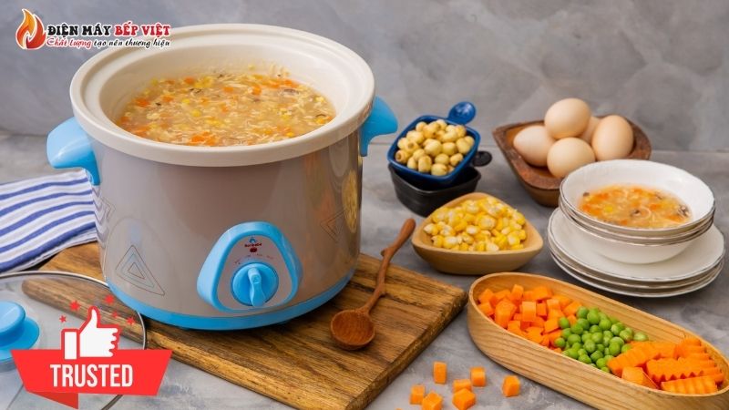 Nồi nấu cháo ăn dặm cho bé