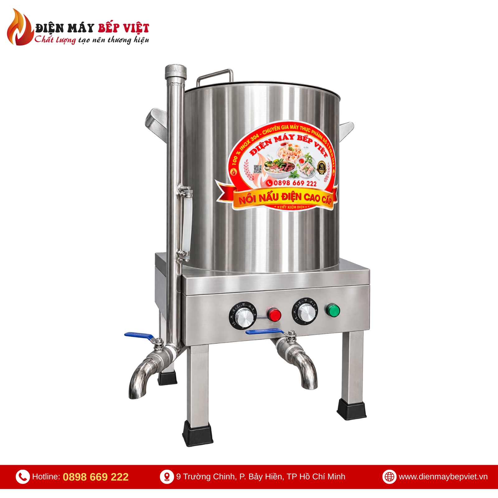 Nồi Nấu Cháo Bằng Điện 70L