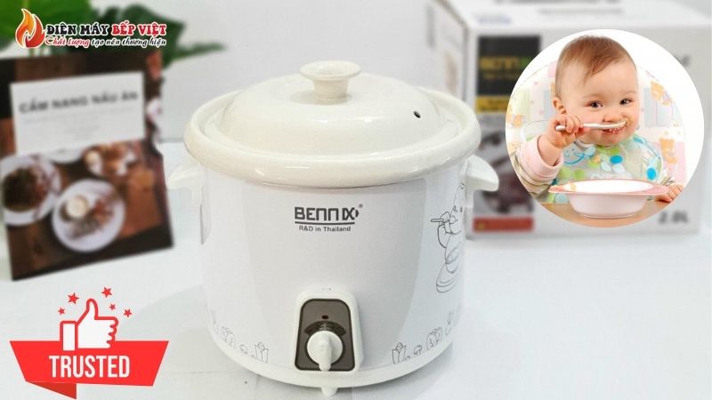 Nồi nấu cháo chậm cho bé loại nào tốt