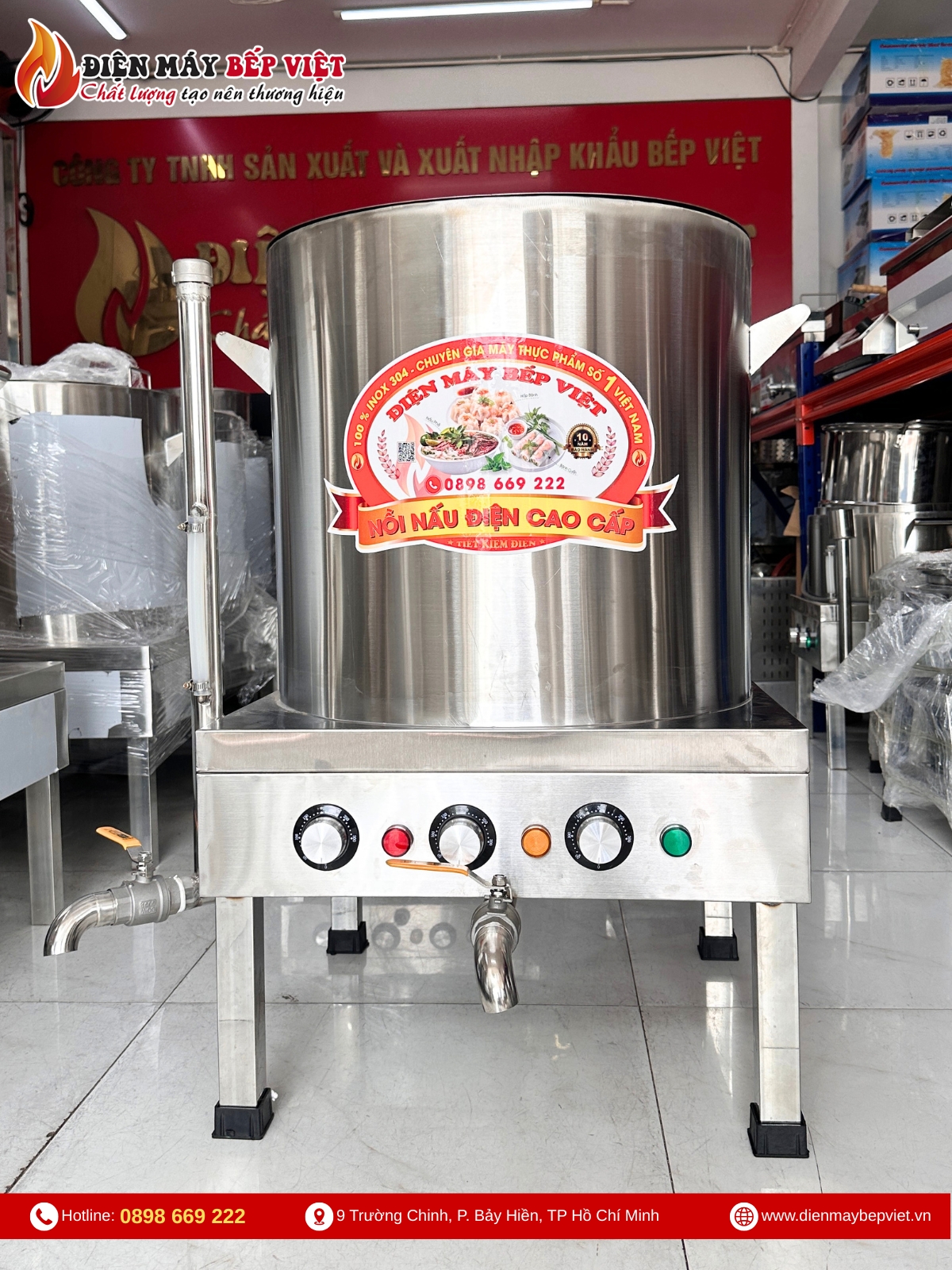 Nồi Nấu Cháo Công Nghiệp 100L
