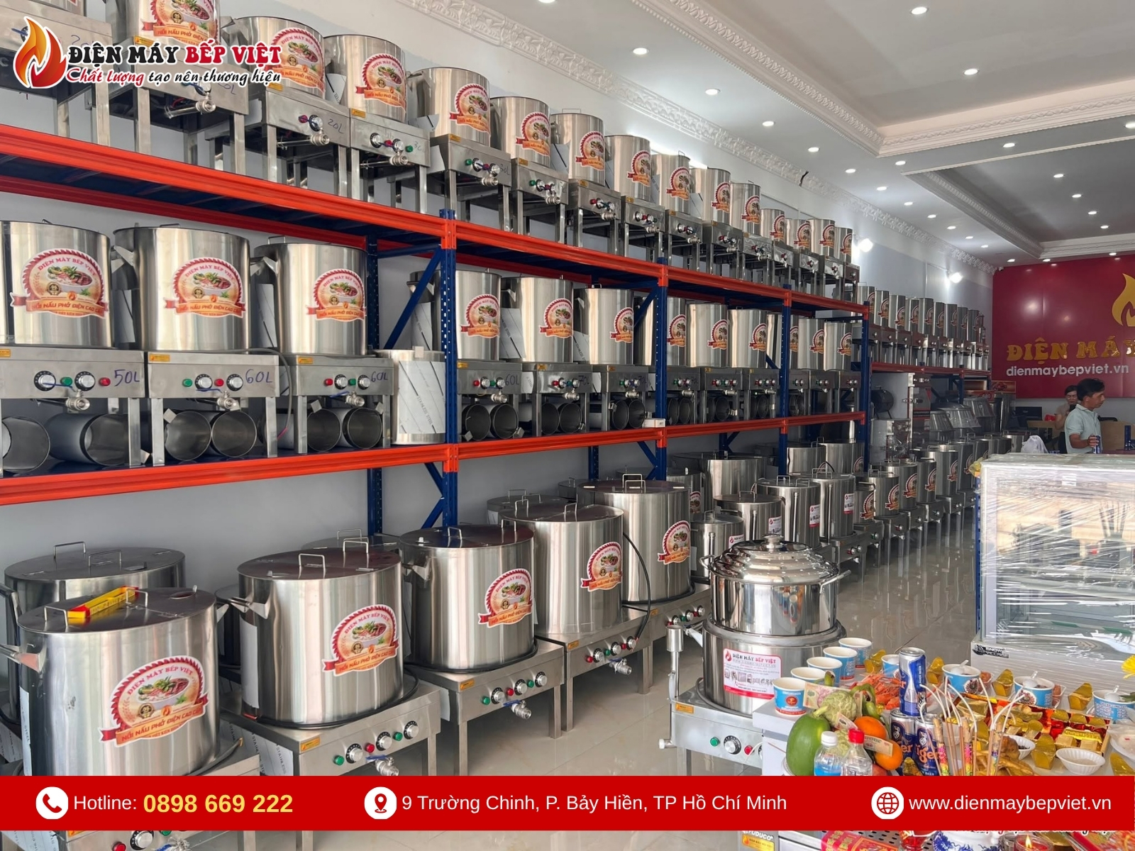 Nồi Nấu Cháo Công Nghiệp 90L