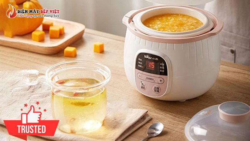 Nồi nấu cháo điện ăn dặm cho bé Bear