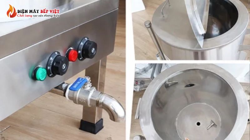 Nồi nấu cháo điện có vỏ cách nhiệt cực tốt