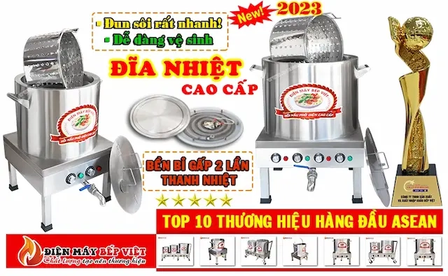 Nồi Nấu Phở Đĩa Nhiệt 300 lít