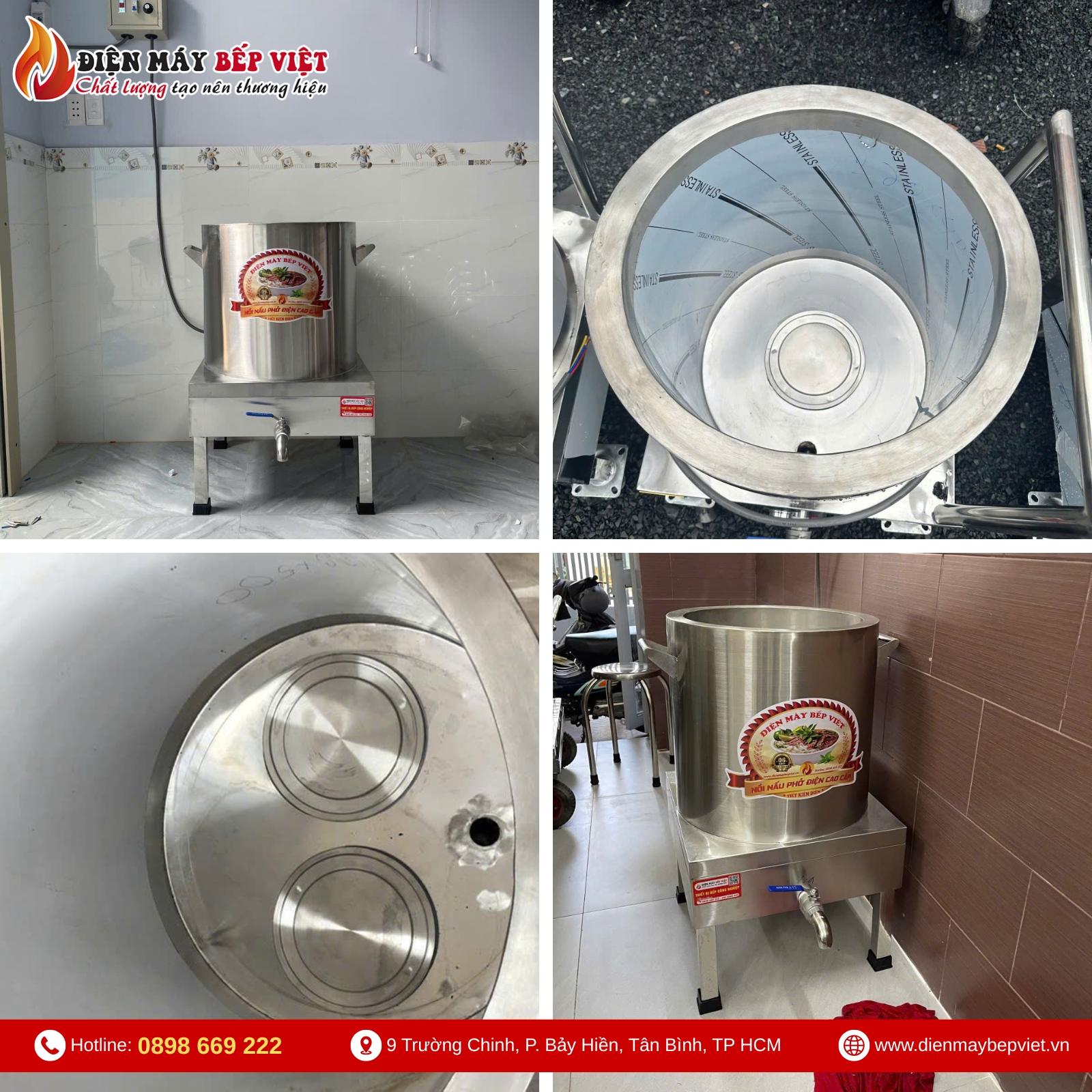 Nồi Nấu Phở Đĩa Nhiệt VN