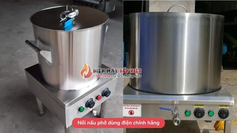 nồi nấu phở dùng điện chính hãng