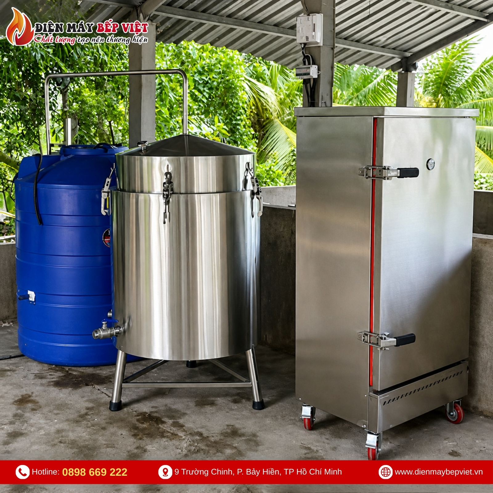 Nồi Nấu Rượu Công Nghiệp 30Kg