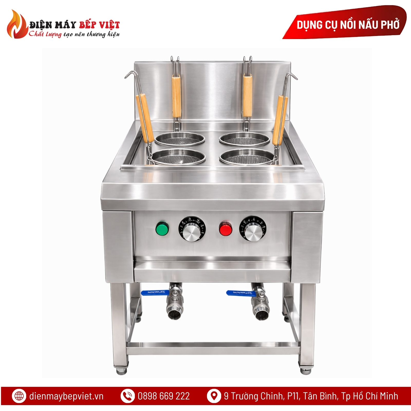 Nồi Trụng Mì Inox 304