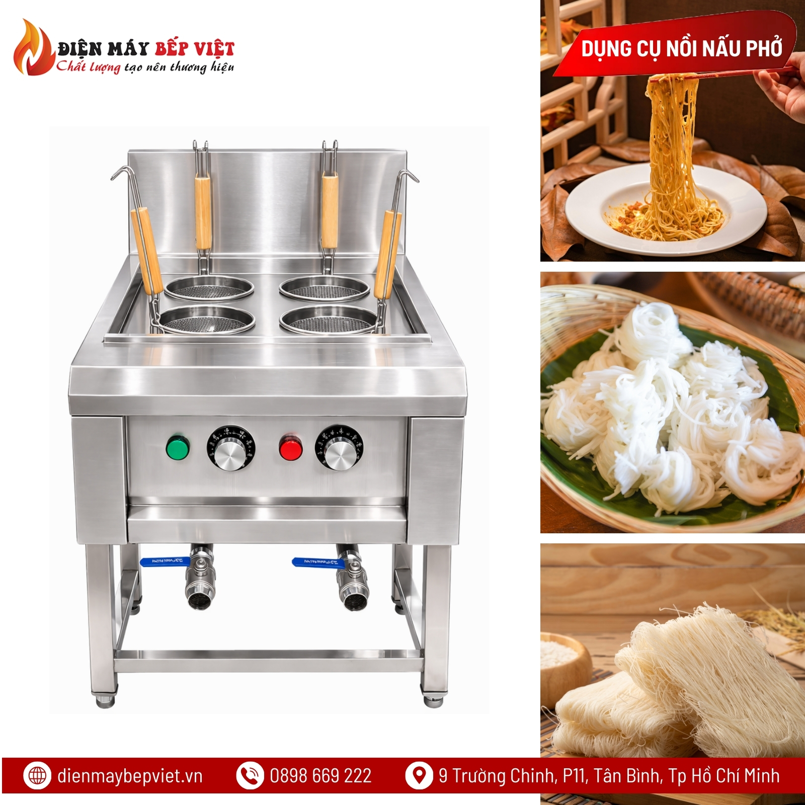 Nồi Trụng Mì Inox 304