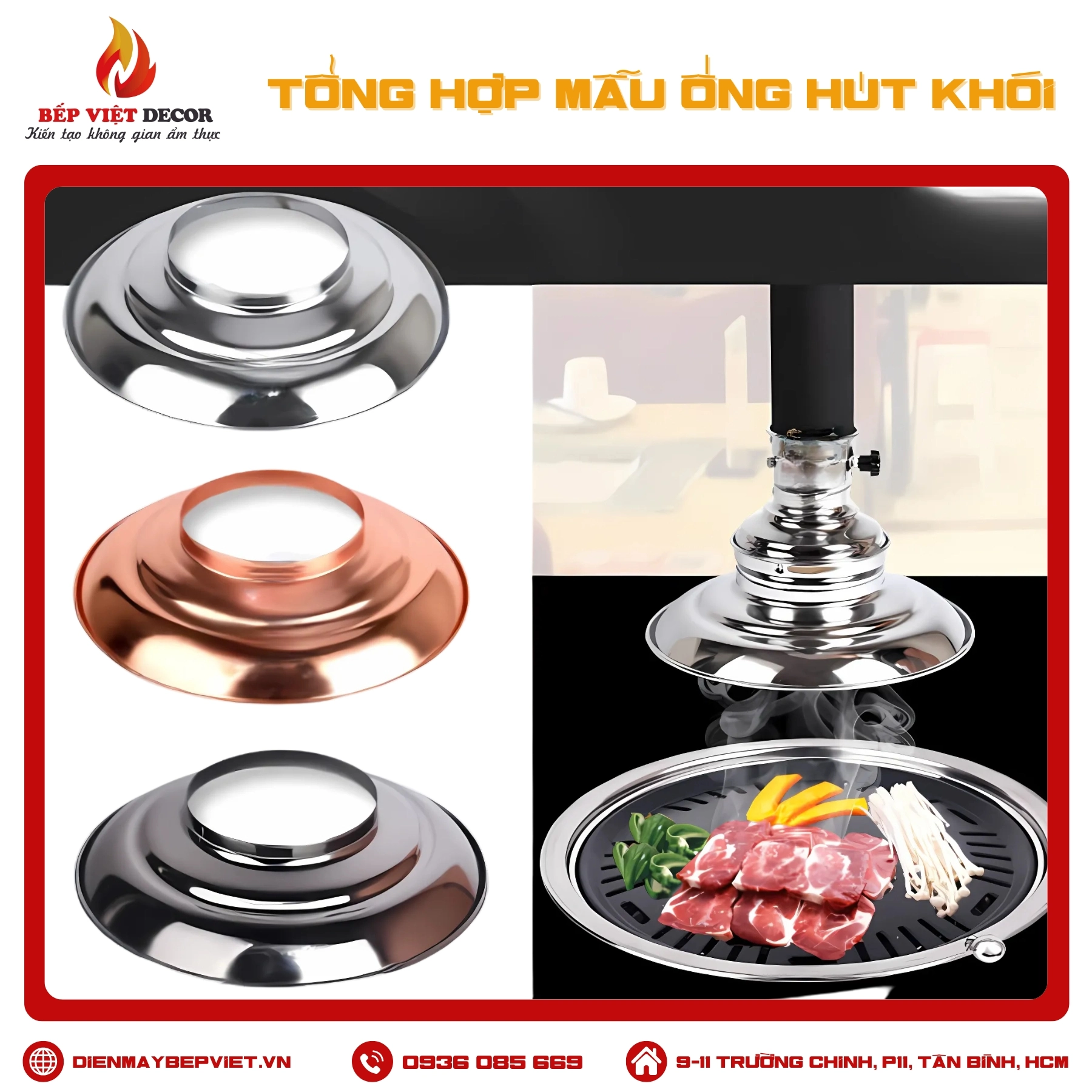 Ống Hút Khói & Chao Đèn