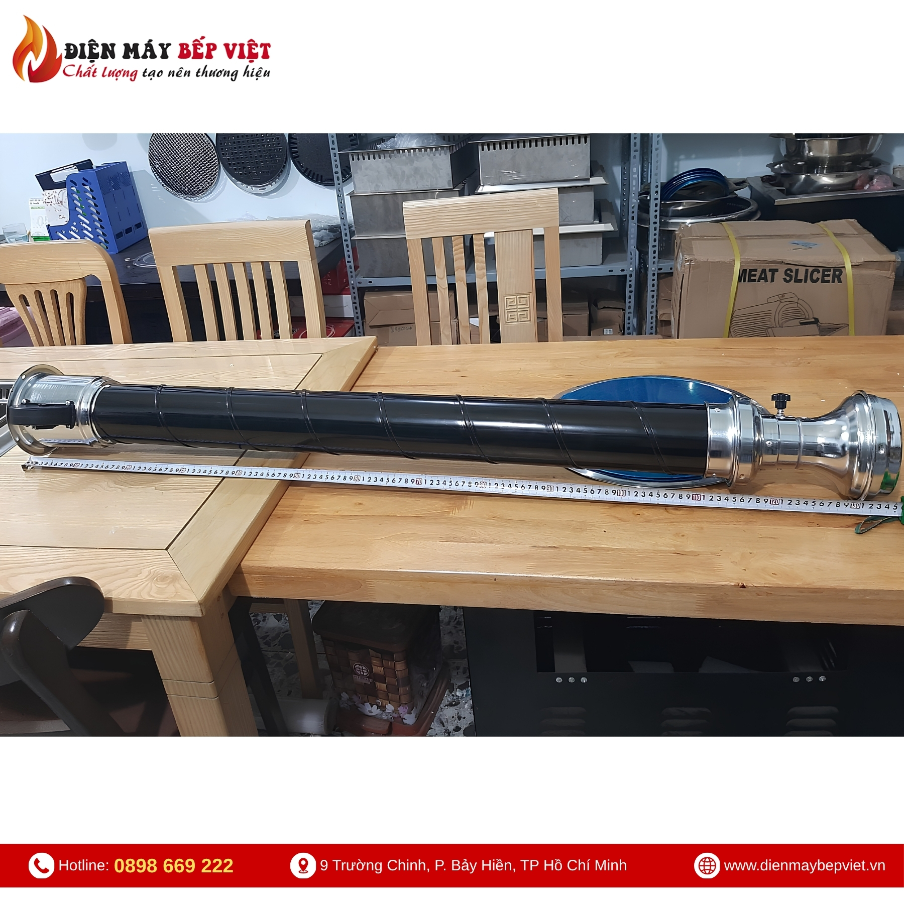 Ống Hút Khói Cứng Màu Đen