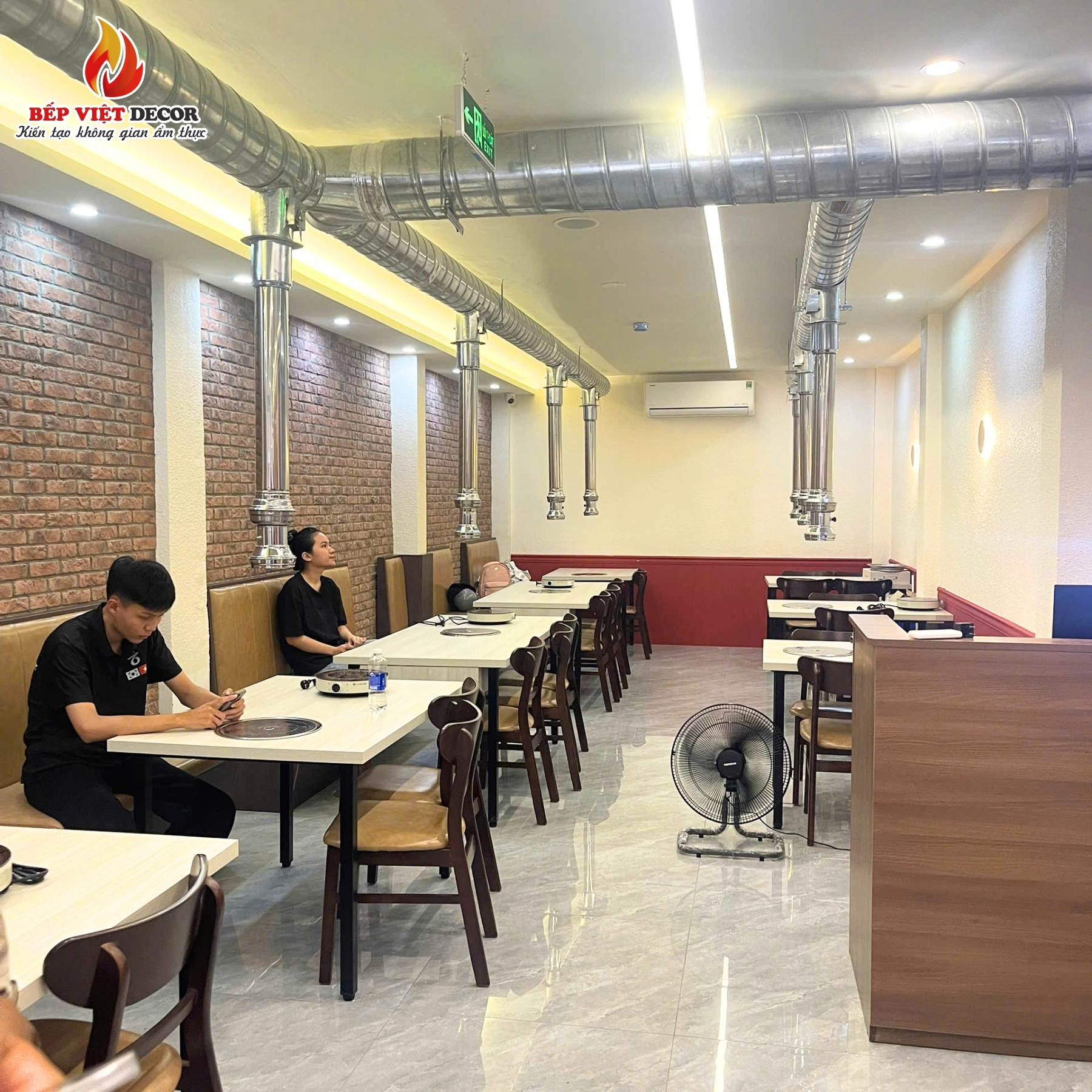 Ống Hút Khói Cứng Màu Inox