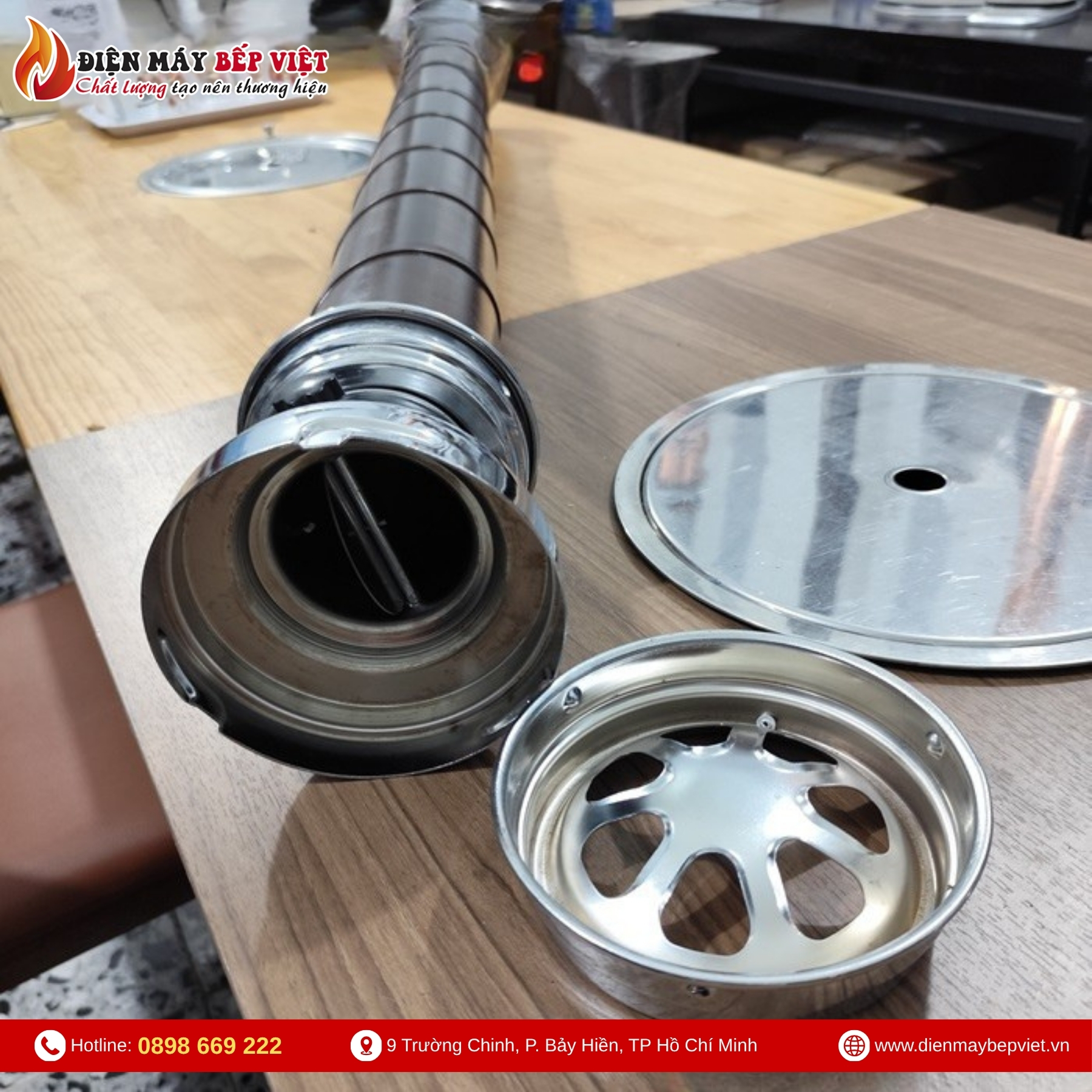 Ống Hút Khói Cứng Màu Nâu Cafe