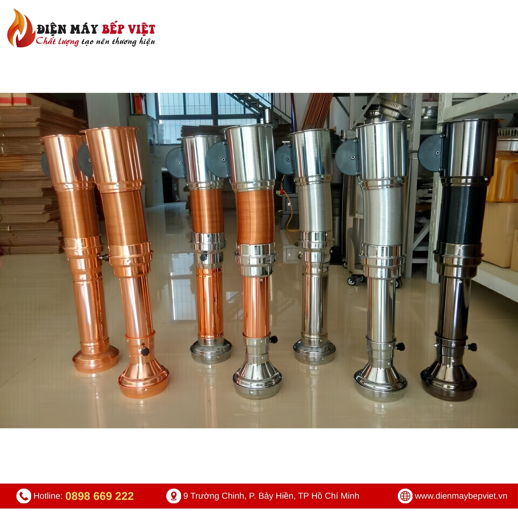 Ống Hút Khói Mềm Màu Bạc