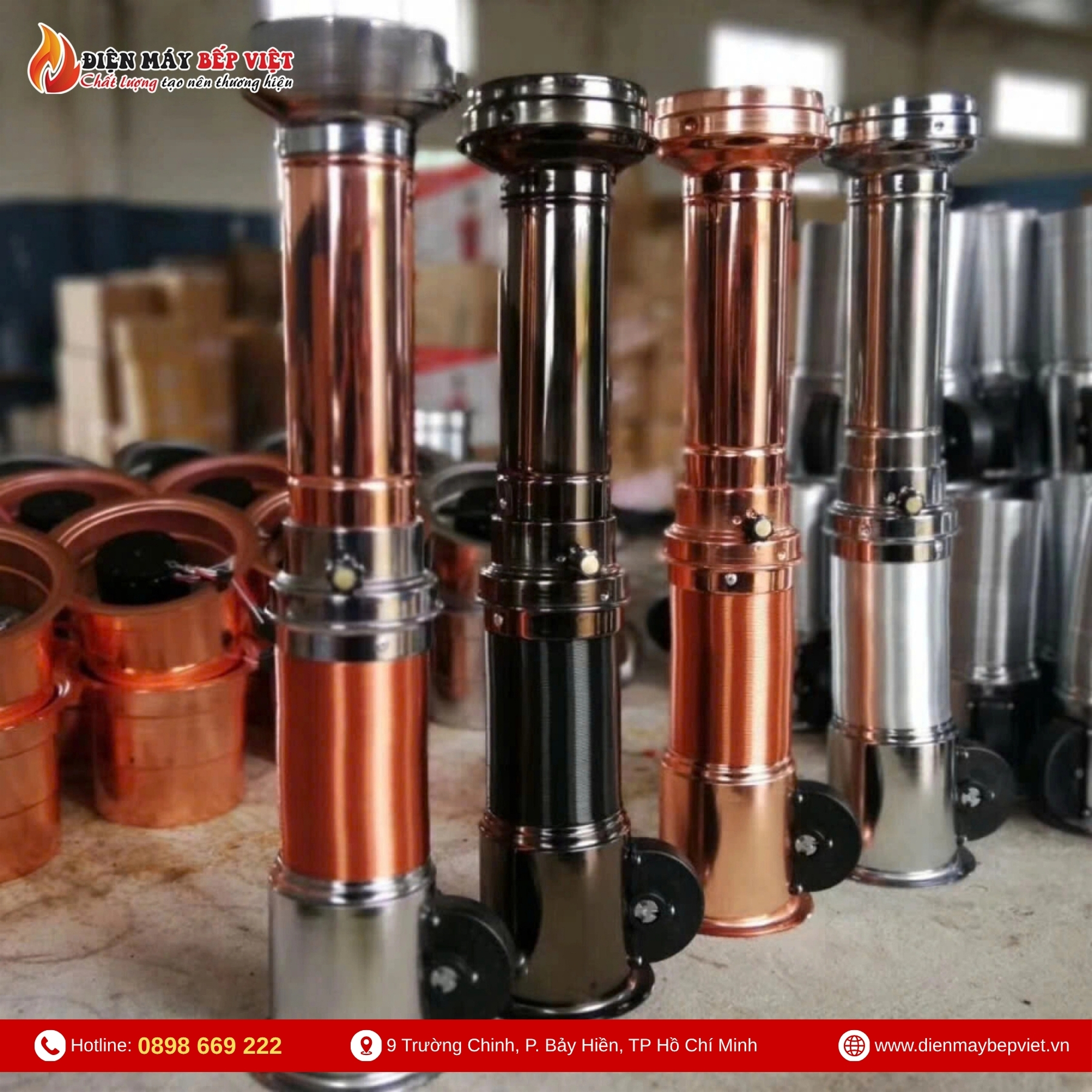 Ống Hút Khói Mềm Màu Đen