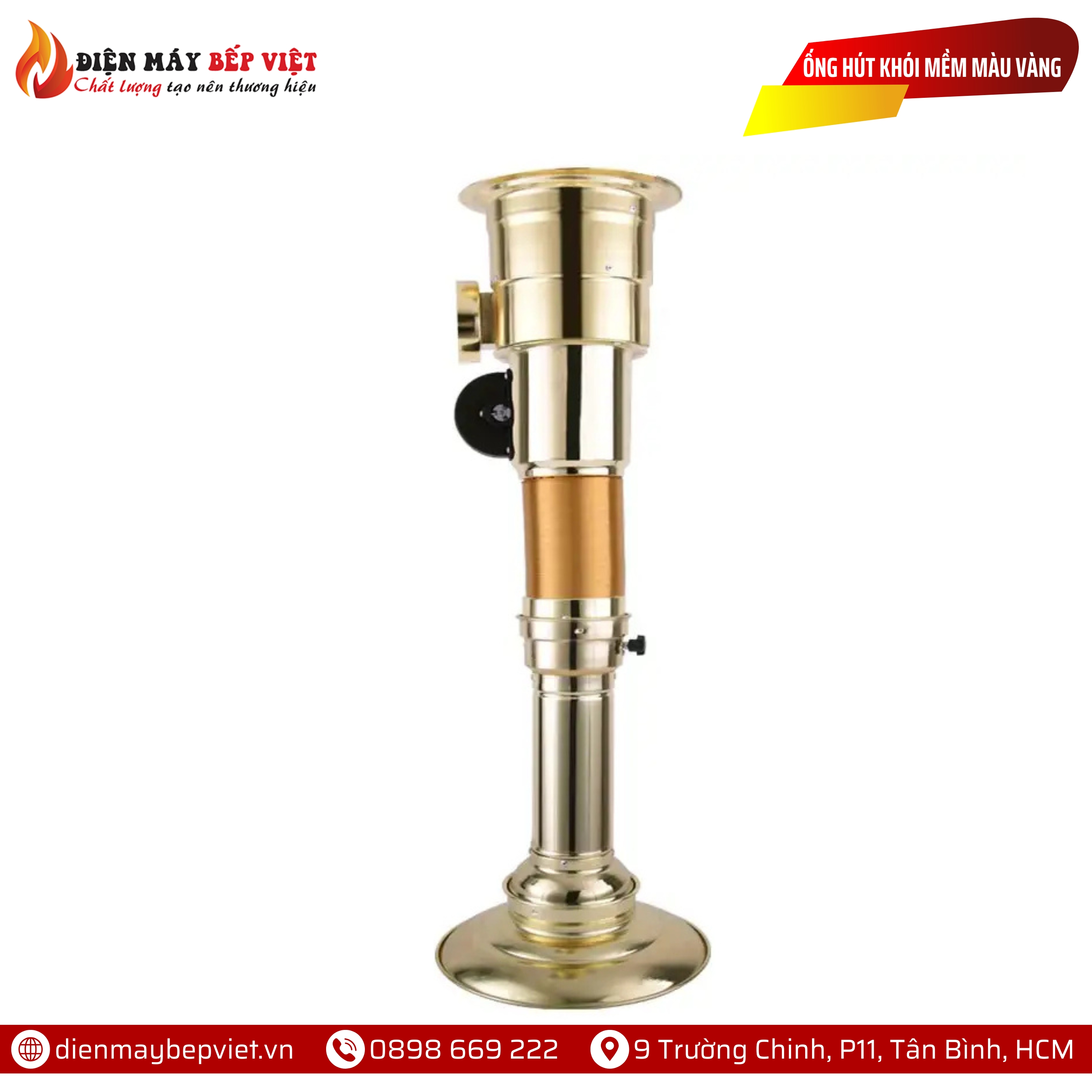 Ống Hút Khói Mềm Màu Vàng