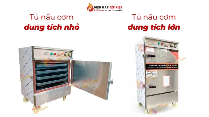 Phân loại tủ cơm công nghiệp tại Điện Máy Bếp Việt